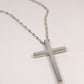 Silver Cross Pendant Necklace