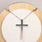 Silver Cross Pendant Necklace