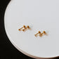 Gold Flatback Studs