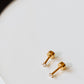 Gold Flatback Studs