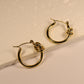 Gold Knot Hoops