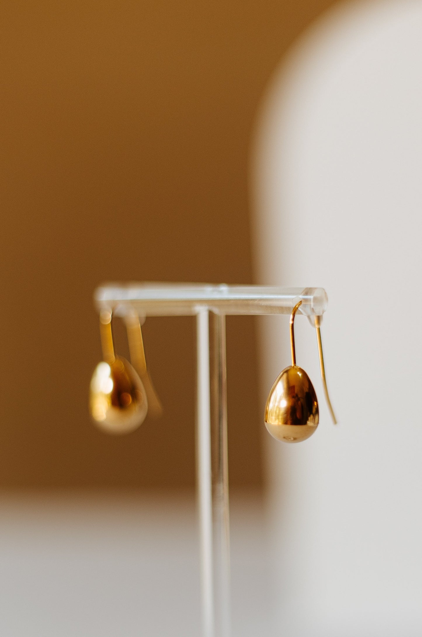 Gold Teardrop Earrings