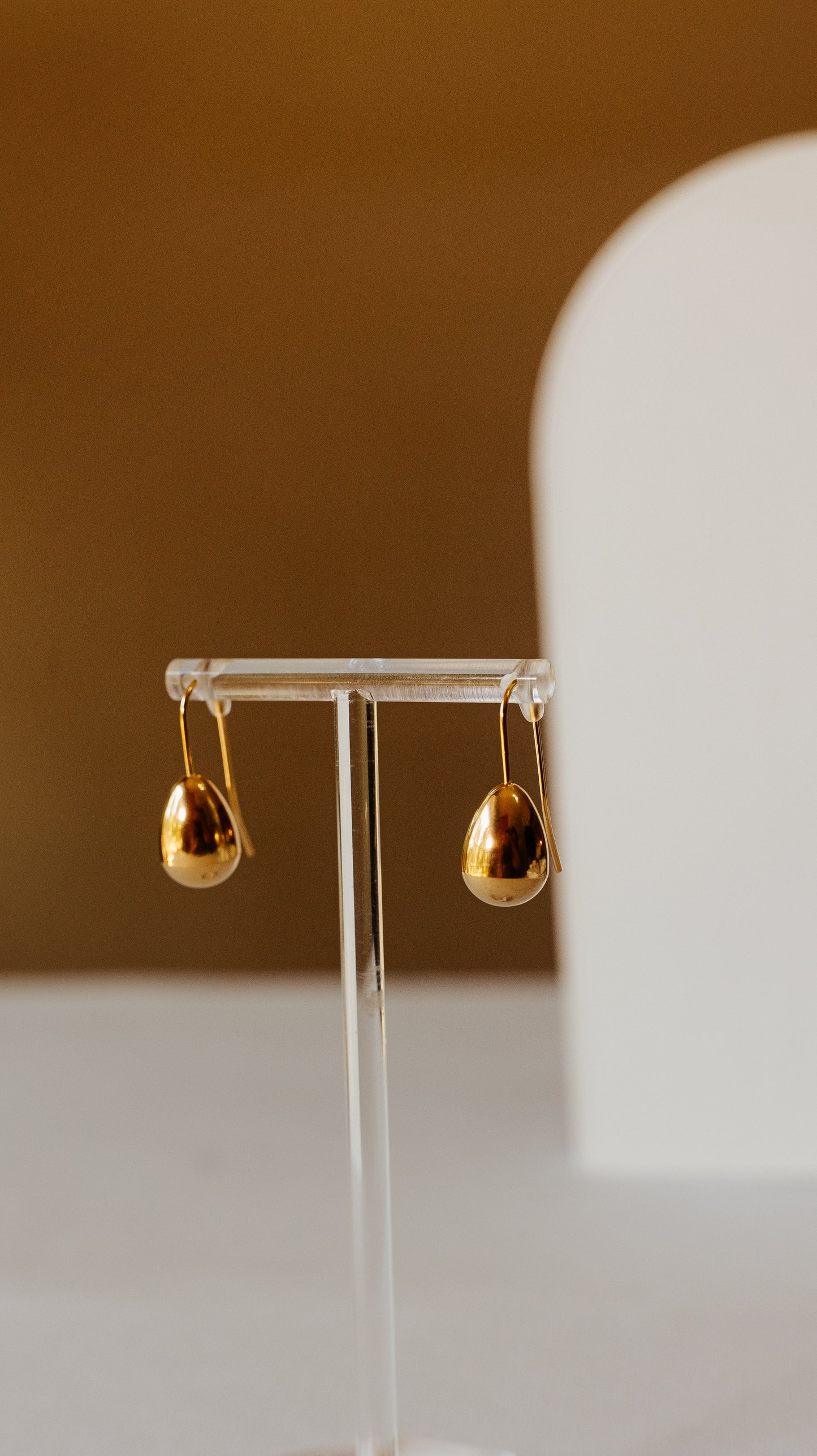 Gold Teardrop Earrings