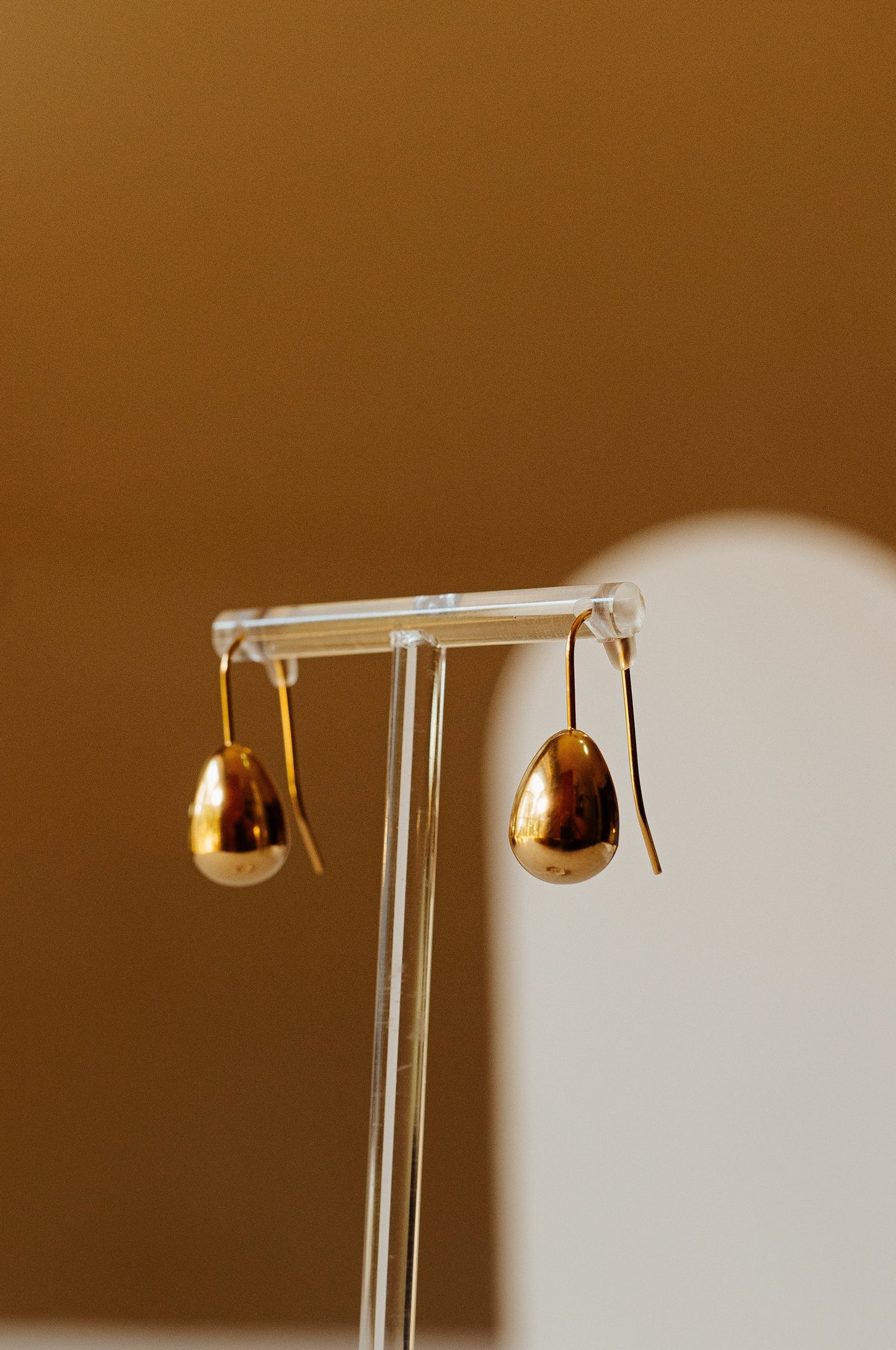 Gold Teardrop Earrings