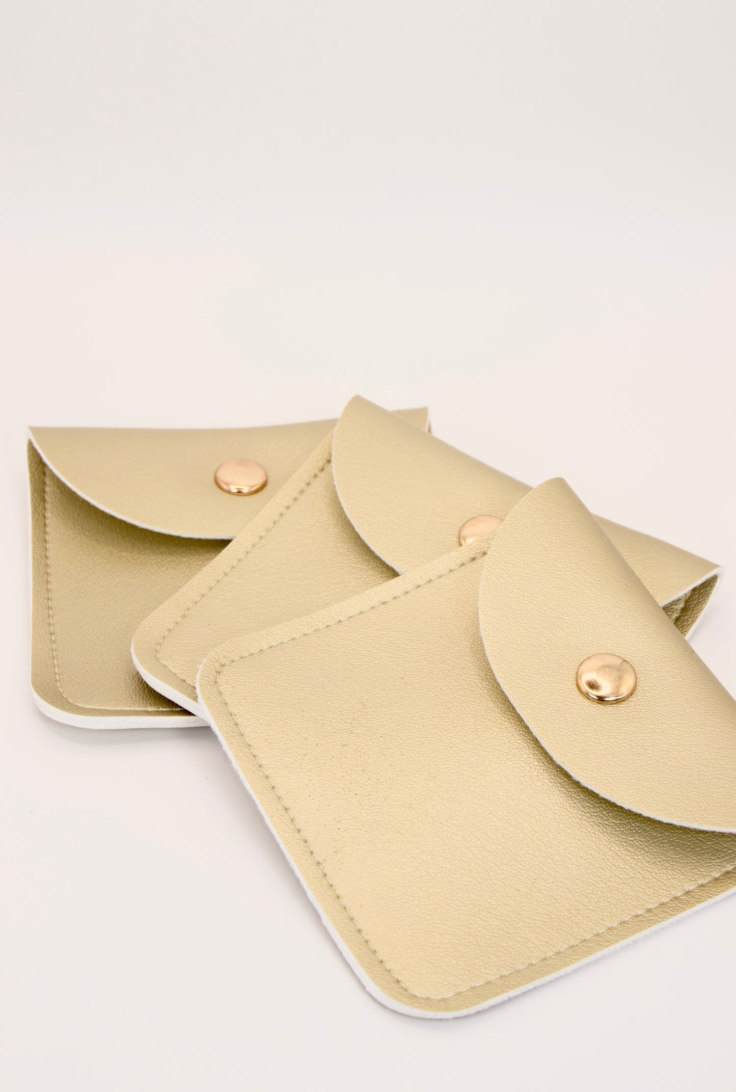 Gold Leather Pouch