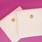 White Leather Pouch