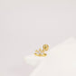 Rhinestone Flower Flat Back Stud