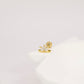 Rhinestone Flower Flat Back Stud