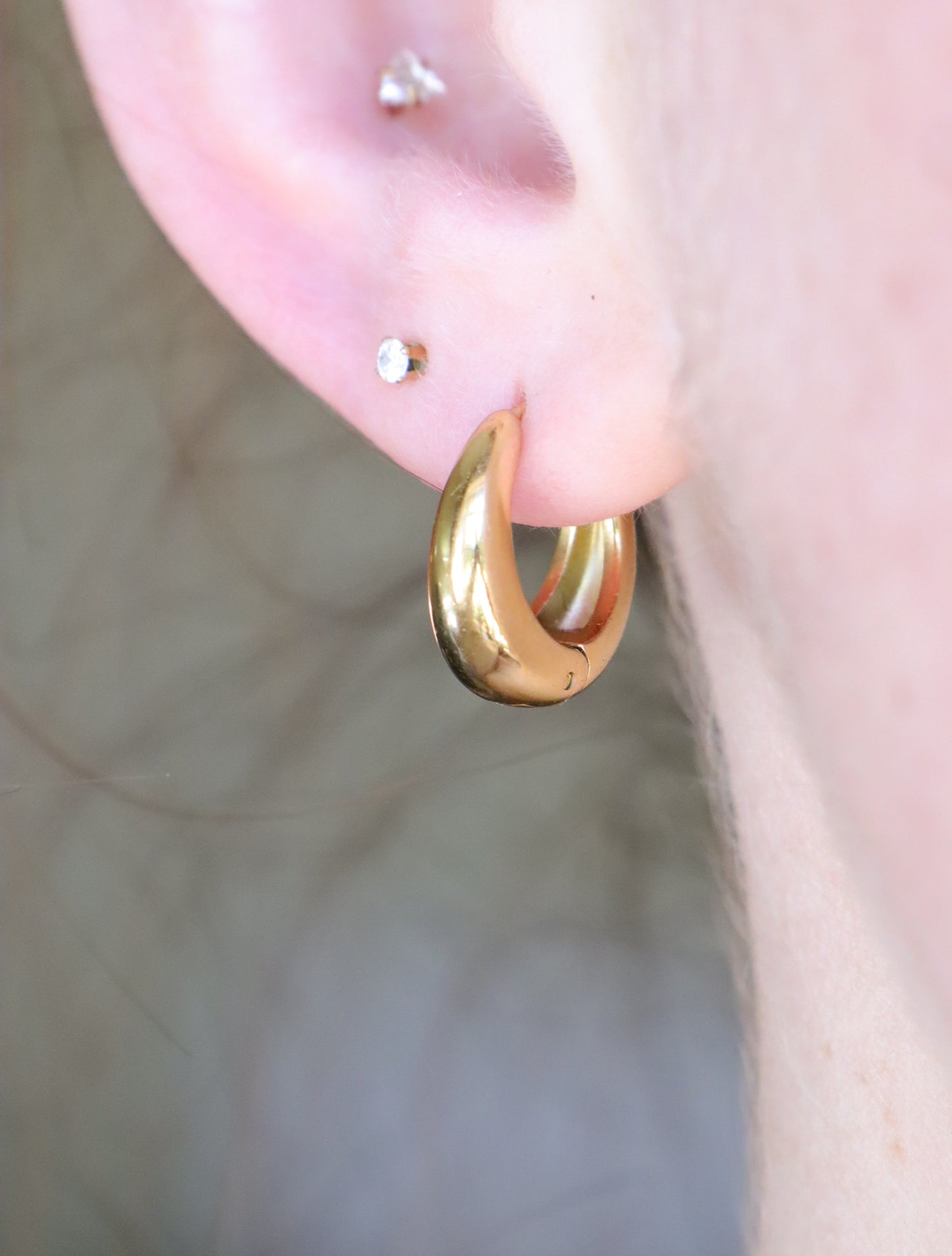 Simple Gold Hoops