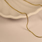 Thin Gold Snake Chain Necklace