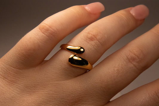 Gold Duo Ring